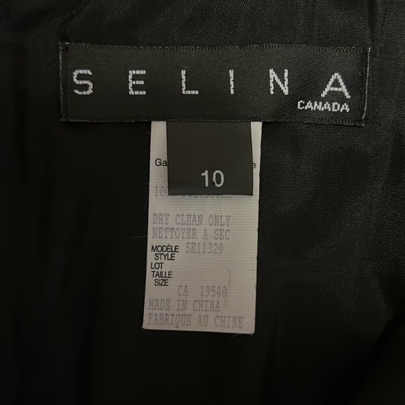 Black Ling formal beaded dress 10 - Picture 4 of 4